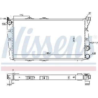 Hladnjak, hlađenje motora NISSENS NIS 64010 IC-473547