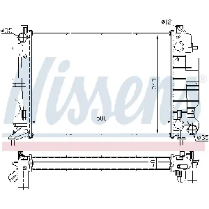 Hladnjak, hlađenje motora NISSENS NIS 64035A IC-473512