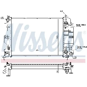 Hladnjak, hlađenje motora NISSENS NIS 64036A IC-473513