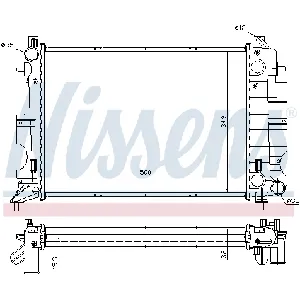 Hladnjak, hlađenje motora NISSENS NIS 64037A IC-473514