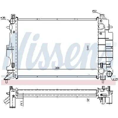 Hladnjak, hlađenje motora NISSENS NIS 64037A IC-473514