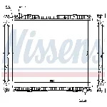 Hladnjak, hlađenje motora NISSENS NIS 64067A IC-ABB11F