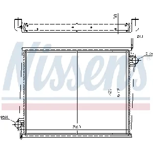 Hladnjak, hlađenje motora NISSENS NIS 64068A IC-9BBA5A