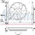 Hladnjak, hlađenje motora NISSENS NIS 64103 IC-9D287A
