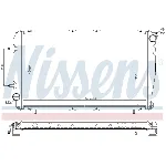 Hladnjak, hlađenje motora NISSENS NIS 641111 IC-B4FF14