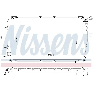 Hladnjak, hlađenje motora NISSENS NIS 641111 IC-B4FF14