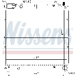 Hladnjak, hlađenje motora NISSENS NIS 64164 IC-A3595C