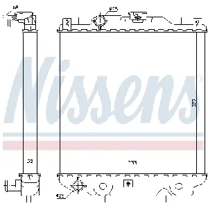 Hladnjak, hlađenje motora NISSENS NIS 64174A IC-A35961