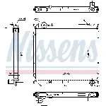 Hladnjak, hlađenje motora NISSENS NIS 64179 IC-473584
