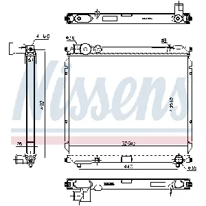 Hladnjak, hlađenje motora NISSENS NIS 64179 IC-473584