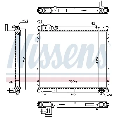 Hladnjak, hlađenje motora NISSENS NIS 64179 IC-473584