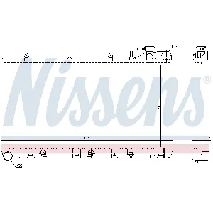 Hladnjak, hlađenje motora NISSENS NIS 64186 IC-473568