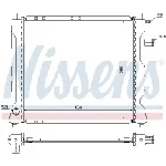 Hladnjak, hlađenje motora NISSENS NIS 642091 IC-A960F1