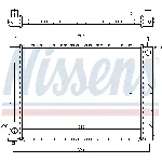 Hladnjak, hlađenje motora NISSENS NIS 642161 IC-A960EE