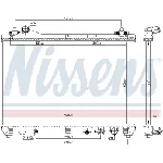 Hladnjak, hlađenje motora NISSENS NIS 64253 IC-C730F4