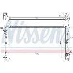 Hladnjak, hlađenje motora NISSENS NIS 64256 IC-DED997