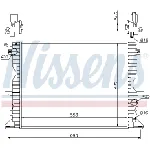 Hladnjak, hlađenje motora NISSENS NIS 64311A IC-A960E9