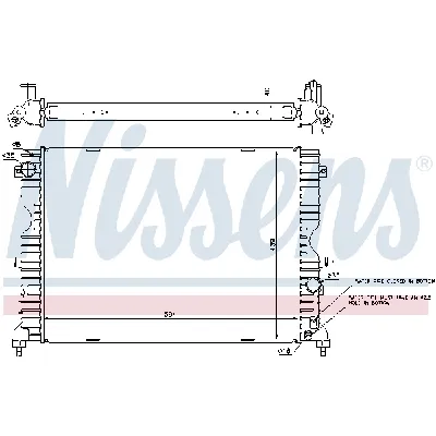 Hladnjak, hlađenje motora NISSENS NIS 64312A IC-A35969