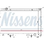 Hladnjak, hlađenje motora NISSENS NIS 645951 IC-A960E2