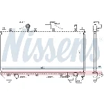 Hladnjak, hlađenje motora NISSENS NIS 64640A IC-A35971