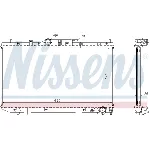 Hladnjak, hlađenje motora NISSENS NIS 64643A IC-A35974