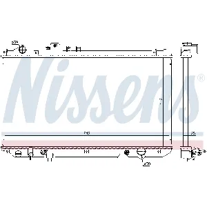 Hladnjak, hlađenje motora NISSENS NIS 64658 IC-AFE4BF