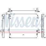 Hladnjak, hlađenje motora NISSENS NIS 646803 IC-DACF31
