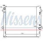 Hladnjak, hlađenje motora NISSENS NIS 646806 IC-C0EC9E