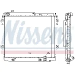 Hladnjak, hlađenje motora NISSENS NIS 646826 IC-C730F6