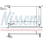 Hladnjak, hlađenje motora NISSENS NIS 646829 IC-C4A059