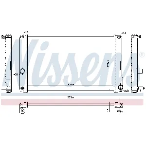 Hladnjak, hlađenje motora NISSENS NIS 646842 IC-C730FD
