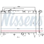 Hladnjak, hlađenje motora NISSENS NIS 646847 IC-C730FE