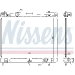 Hladnjak, hlađenje motora NISSENS NIS 646877 IC-D8C58F