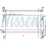 Hladnjak, hlađenje motora NISSENS NIS 646928 IC-D7423B