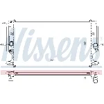 Hladnjak, hlađenje motora NISSENS NIS 64693 IC-B9F1FC