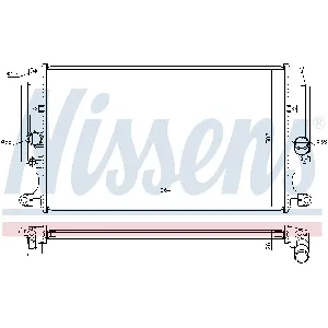 Hladnjak, hlađenje motora NISSENS NIS 64693 IC-B9F1FC