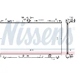 Hladnjak, hlađenje motora NISSENS NIS 646935 IC-DACF38