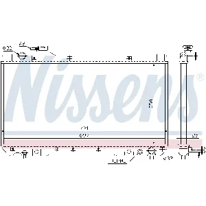 Hladnjak, hlađenje motora NISSENS NIS 64706 IC-473604