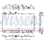 Hladnjak, hlađenje motora NISSENS NIS 64713 IC-473606