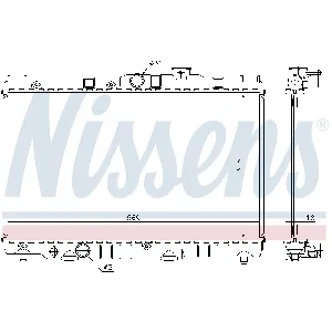 Hladnjak, hlađenje motora NISSENS NIS 64741 IC-364774