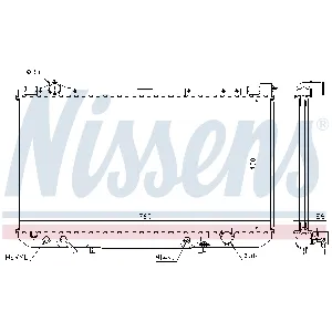 Hladnjak, hlađenje motora NISSENS NIS 64756 IC-473625