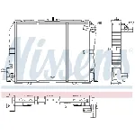 Hladnjak, hlađenje motora NISSENS NIS 64778 IC-473686