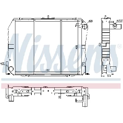 Hladnjak, hlađenje motora NISSENS NIS 64778 IC-473686