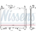 Hladnjak, hlađenje motora NISSENS NIS 64801 IC-B8BE4A