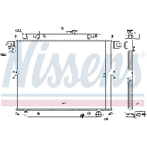 Hladnjak, hlađenje motora NISSENS NIS 64881 IC-B8BE4D