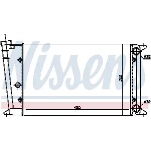 Hladnjak, hlađenje motora NISSENS NIS 65020 IC-473707