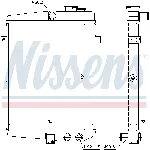 Hladnjak, hlađenje motora NISSENS NIS 65081 IC-364789