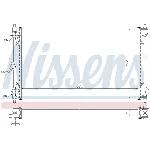 Hladnjak, hlađenje motora NISSENS NIS 651731 IC-9D289B