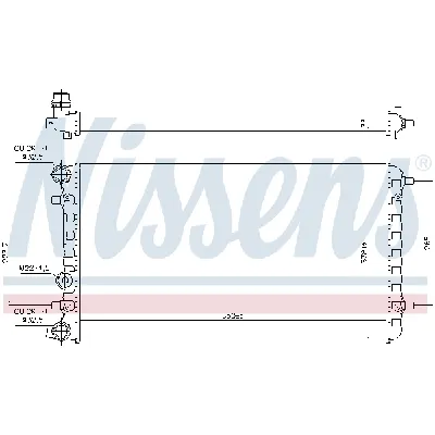 Hladnjak, hlađenje motora NISSENS NIS 65228 IC-473735