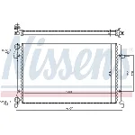 Hladnjak, hlađenje motora NISSENS NIS 65277 IC-A960A4